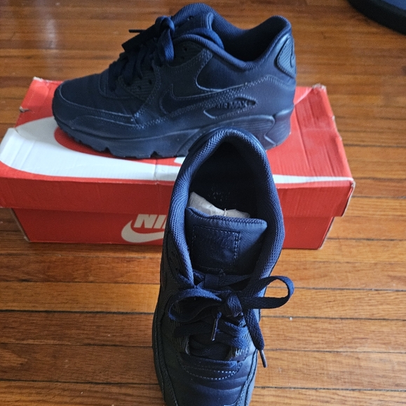 Nike Air Max 90 Youth 6.5/ Womens 8 Obsidian/Obsidian - Picture 4 of 6